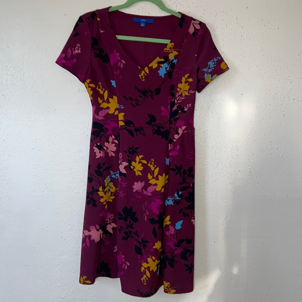 Floral fit and flare